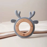 Silicone Teething Ring Cartoon Teether
