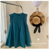 Peacock Blue Lace Dress