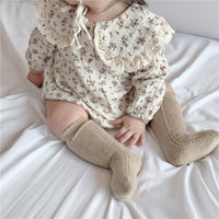 Floral Romper with Cap