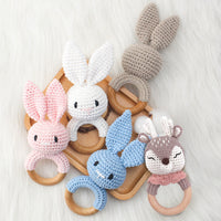 Baby Teether Wooden Rattle