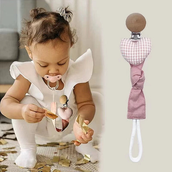 Baby Pacifier Clip Chain Cotton Cartoon