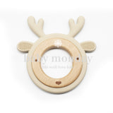 Silicone Teething Ring Cartoon Teether