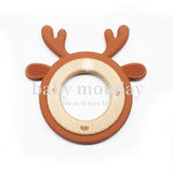 Silicone Teething Ring Cartoon Teether