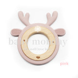 Silicone Teething Ring Cartoon Teether