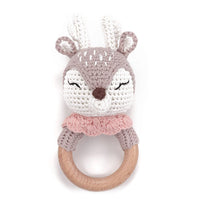 Baby Teether Wooden Rattle