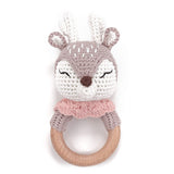 Baby Teether Wooden Rattle
