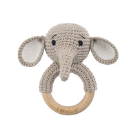 Baby Teether Wooden Rattle
