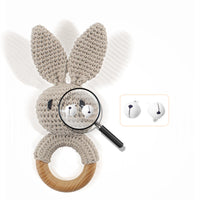 Baby Teether Wooden Rattle