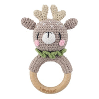 Baby Teether Wooden Rattle