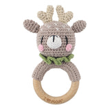 Baby Teether Wooden Rattle